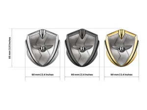 Bentley 3d Emblema Badge Disegno Minimal Uni-Size 3D